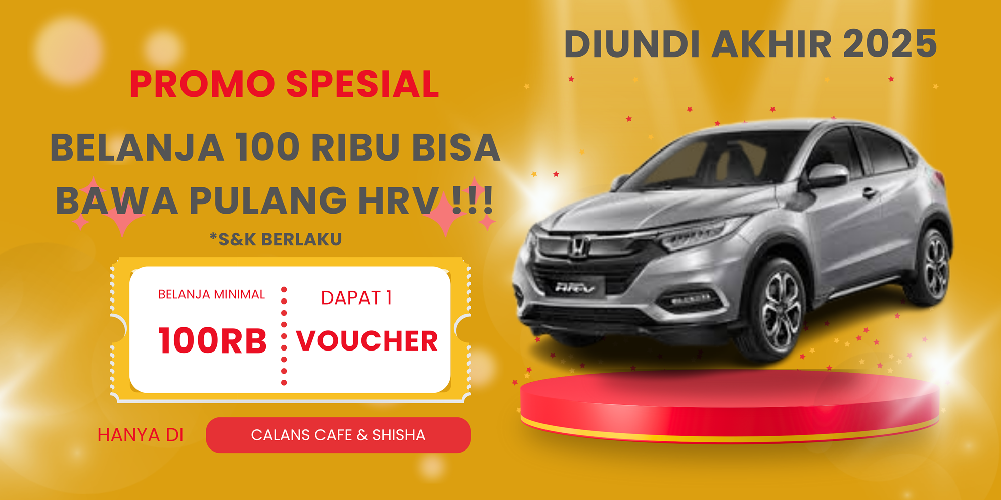 Belanja di CaLans, Menangkan Hadiah Besar Banget!