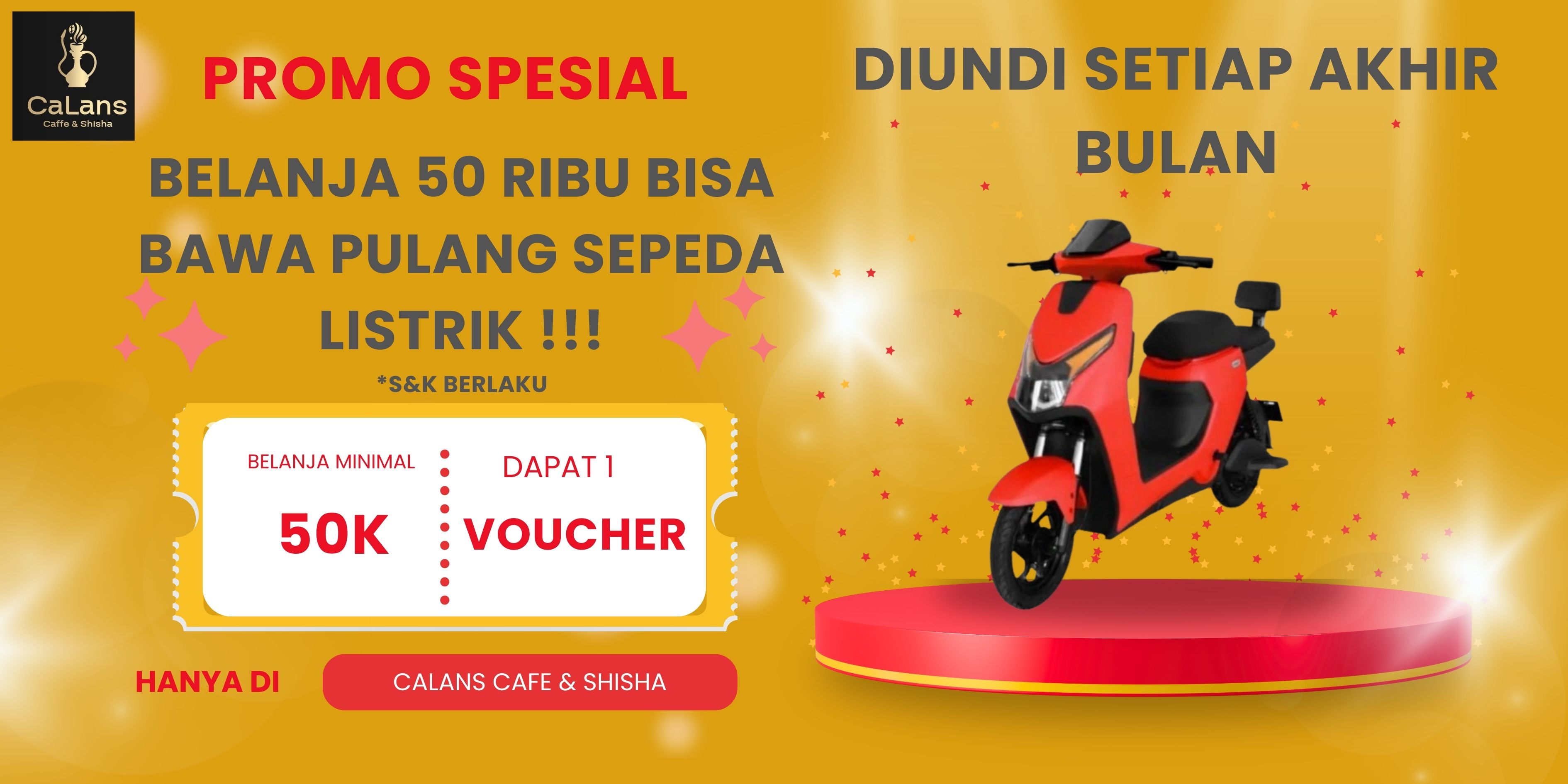 Belanja di CaLans, Menangkan Hadiah Besar Banget!